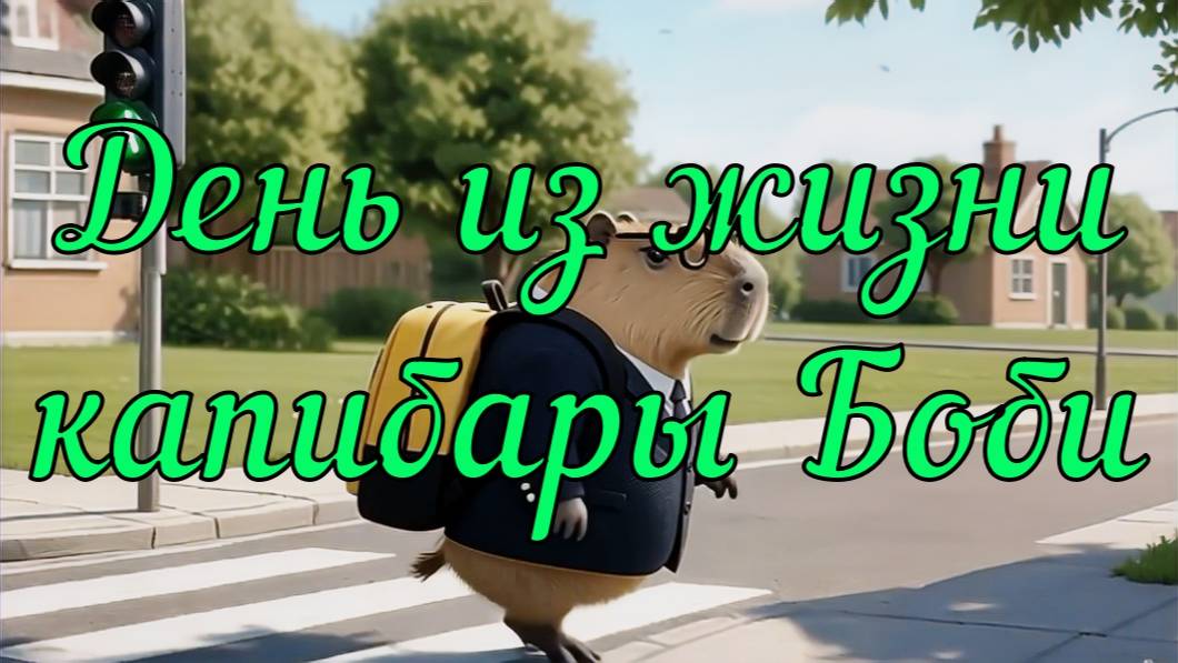 День из жизни капибары Боби