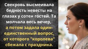 Тост для дорогой свекрови | Истории из жизни