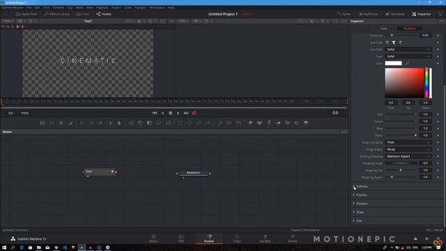 Размытый кинематографический заголовок | Davinci Resolve Fusion смотреть онлайн