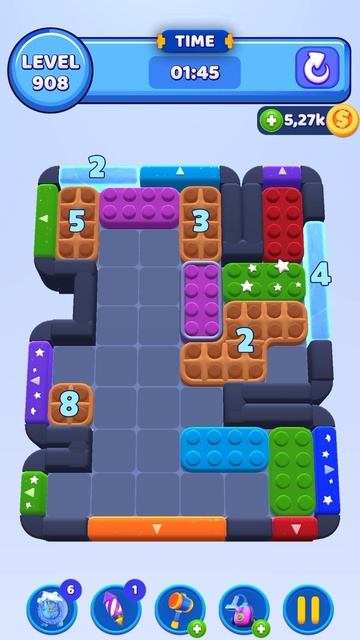 Color Block Jam 908 Уровень смотреть онлайн