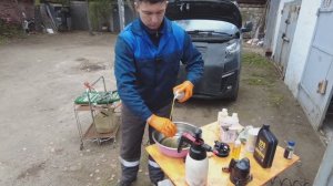 Citroen Spacetourer Peugeot Traveller Замена топливного фильтра DW10FD(FC) Toyota ProAce Opel Zafira