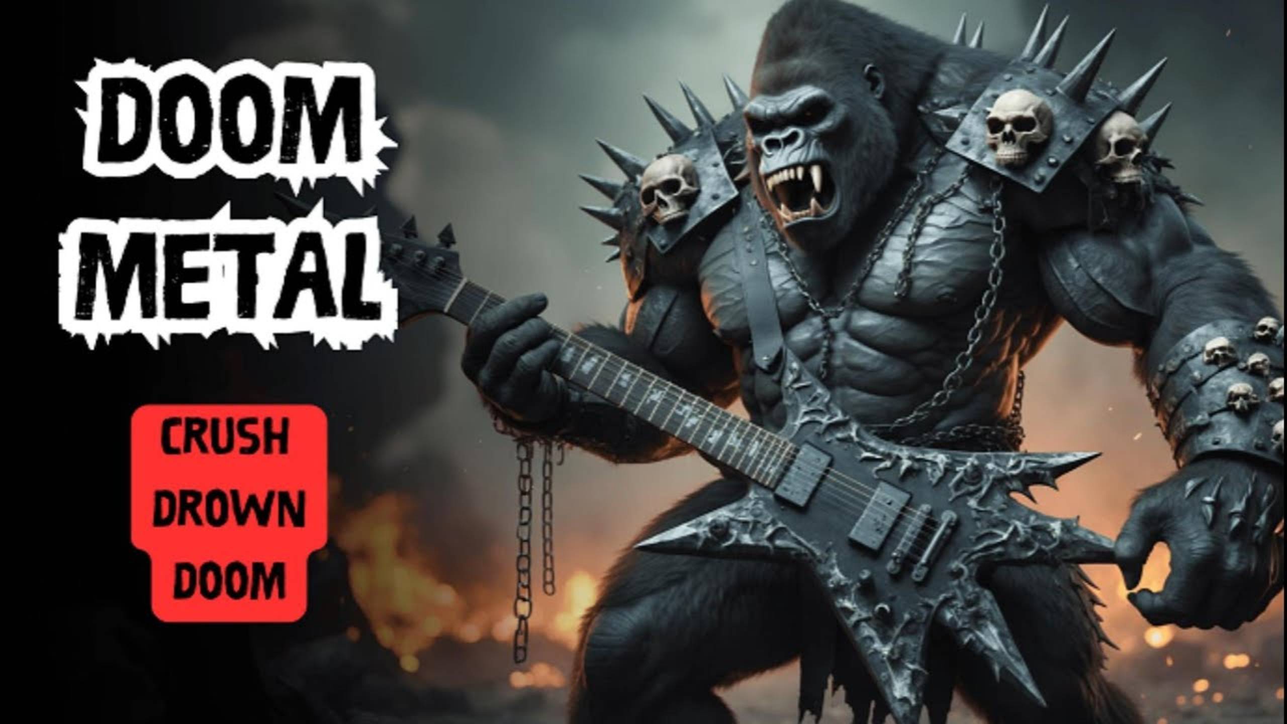 Doom Metal Ritual: Crushing Slow Guitar Solo & Epic Funeral Atmosphere смотреть онлайн