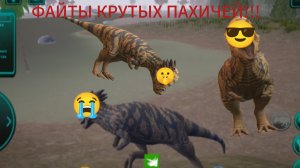 🦖🔥ФАЙТЫ КРУТЫХ ПАХИЧЕЙ!!! The cursed isle (Зе курсед айл)🔥🦖