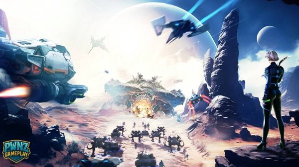 Star Expansion Base Fleet Gameplay Android Games Фрагмент игры на Андроид