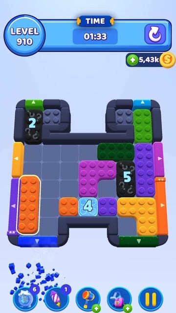 Color Block Jam 910 Уровень смотреть онлайн