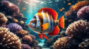 Красивые подводные обитатели Релакс видео