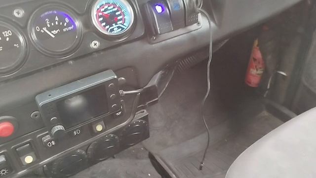 Температура масла ЗМЗ 409 при езде по трассе с перекрытым краном радиатора и датчиком в поддоне.