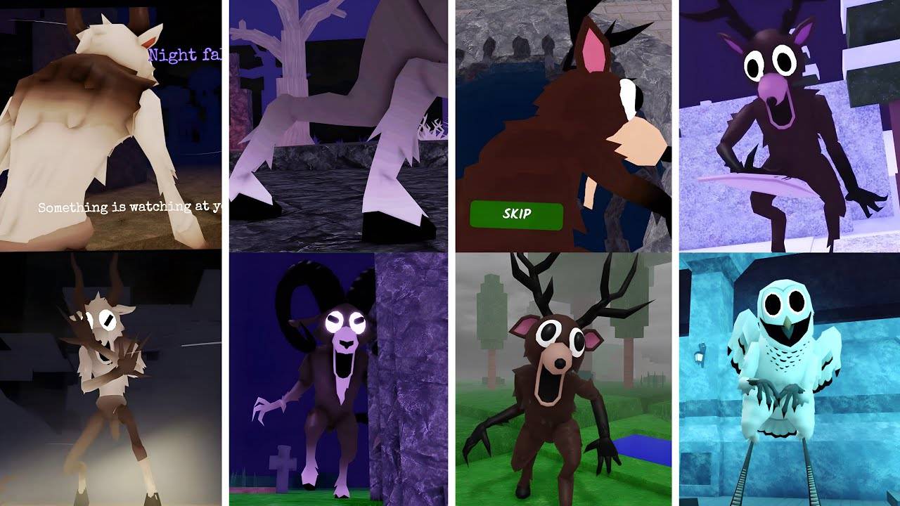 99 ночей в лесу - ОЛЕНЬ против БАРАНА, СОВА против Дикого Запада / JUMPSCARES & Story смотреть онлайн