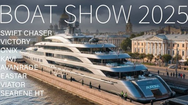Обзор катеров и яхт на BOAT SHOW 2025 в Санкт-Петербурге