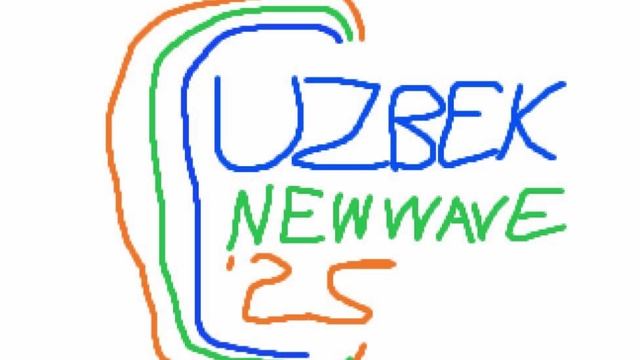 Логотип узбекского конкурса Uzbek New Wave'25