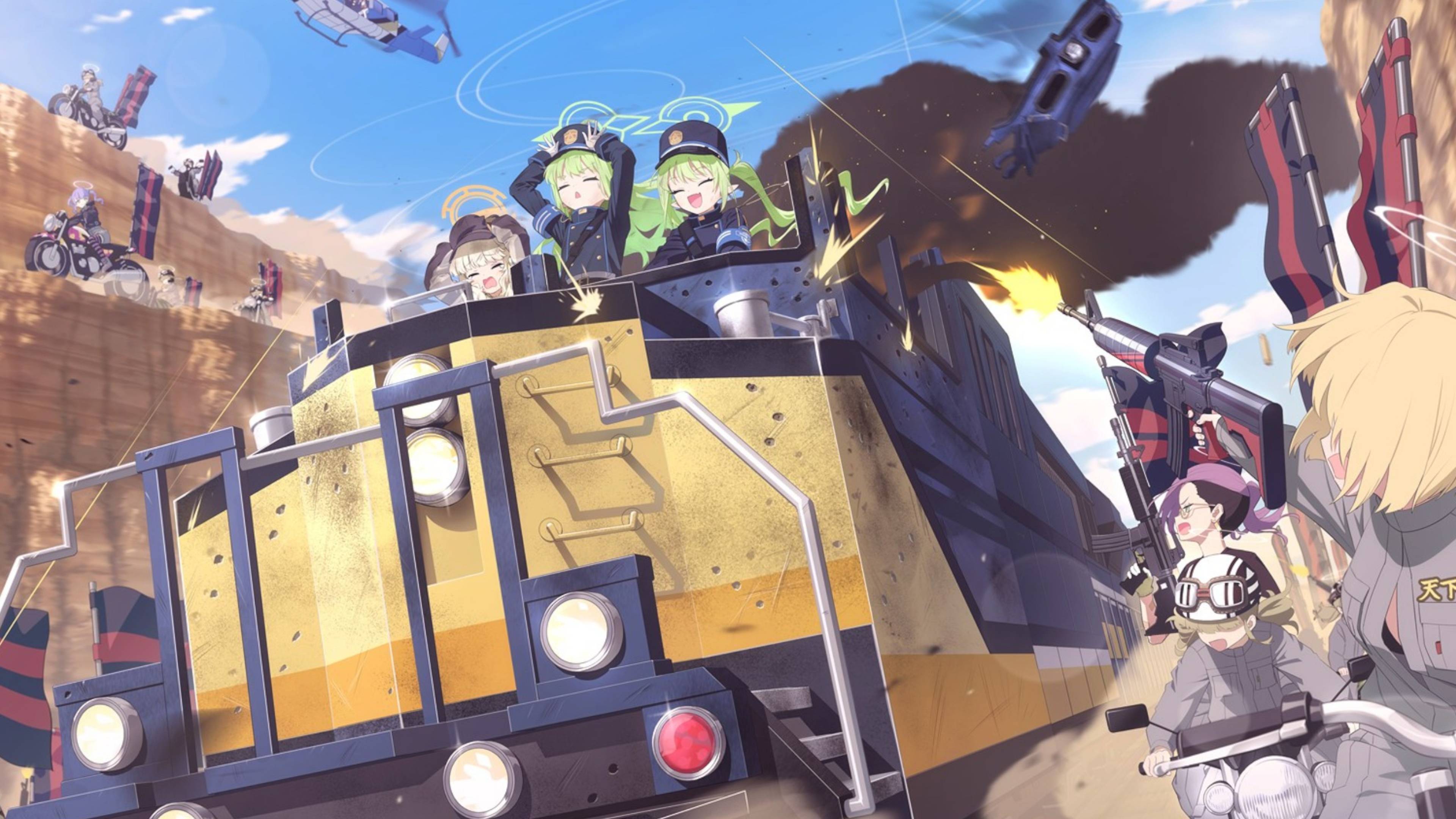 Highlander Railroad Runaway Incident | Blue Archive | Прохождение сюжета | Без комментариев смотреть онлайн