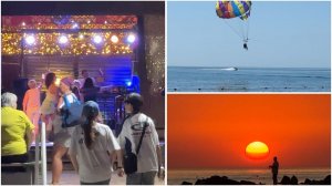 Сочи п. Вардане // Дорога к морю // закат // набережная