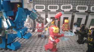 лего анимация железный человек