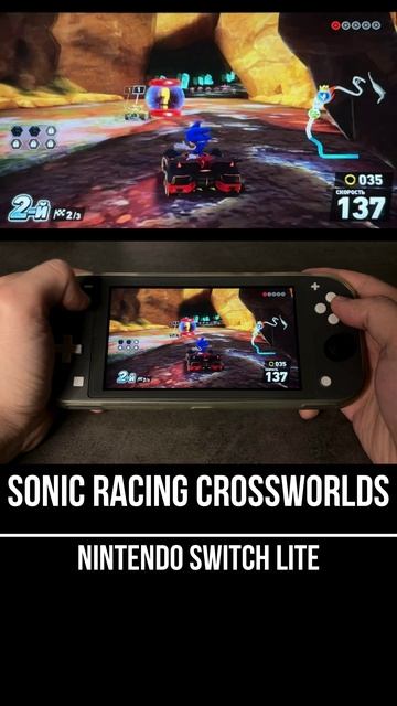 Sonic Racing CrossWorlds Nintendo Switch Lite Gameplay смотреть онлайн