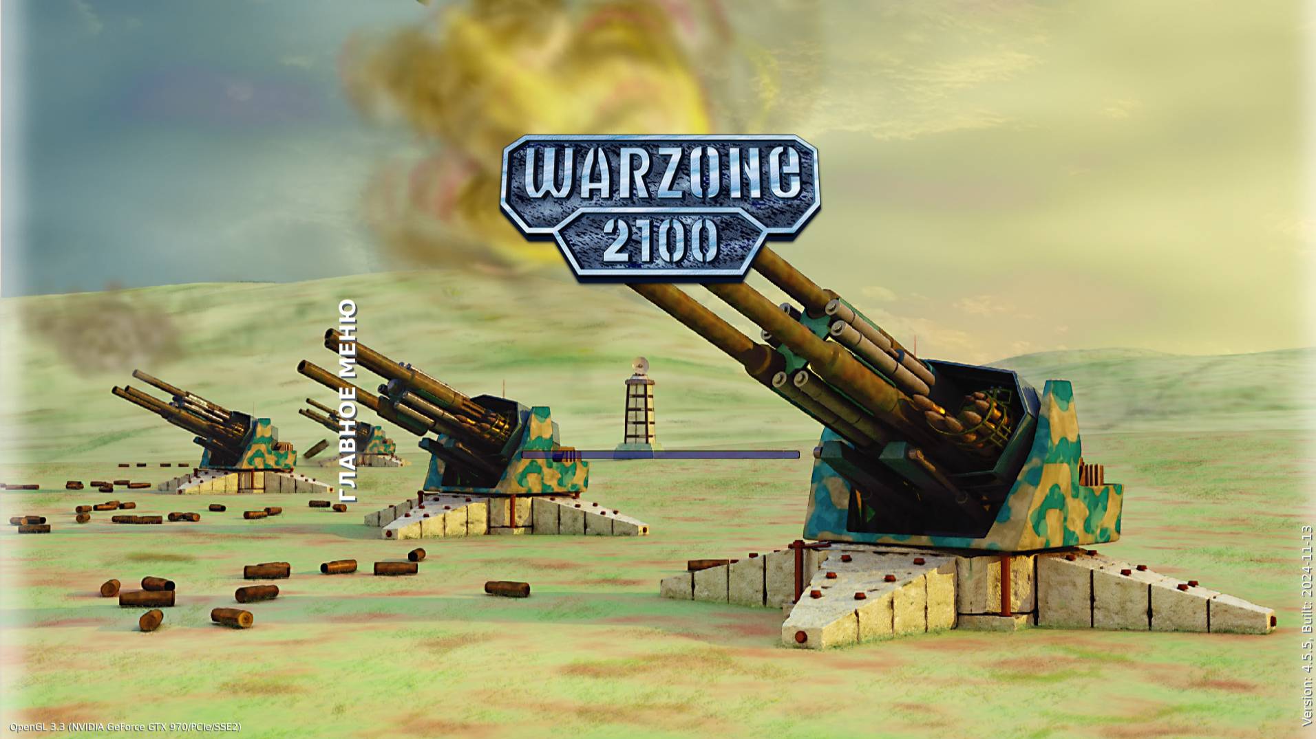 War Zone 2100 v4.5.5 //Своя карта, бой 2х2 смотреть онлайн