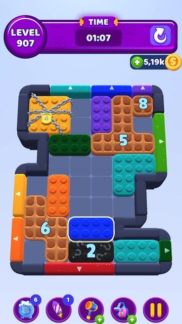 Color Block Jam 907 Уровень смотреть онлайн