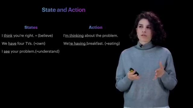 State verbs и Action verbs в чем разница Английский язык с ils смотреть онлайн