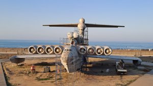 экраноплан Лунь, Дагестан, 2025г.