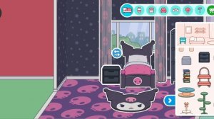 обустройство комнаты для куроми в тока бока ворлд🤔