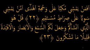 учим 67-я сура Аль-Мульк 22-24 аят