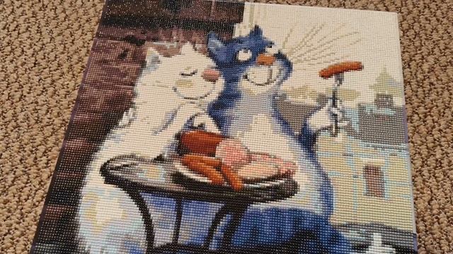 ХОББИ-ВЛОГ. Дачные выходные. Алмазная мозаика. начала раскрашивать 11 том по игре "Невидимка". смотреть онлайн