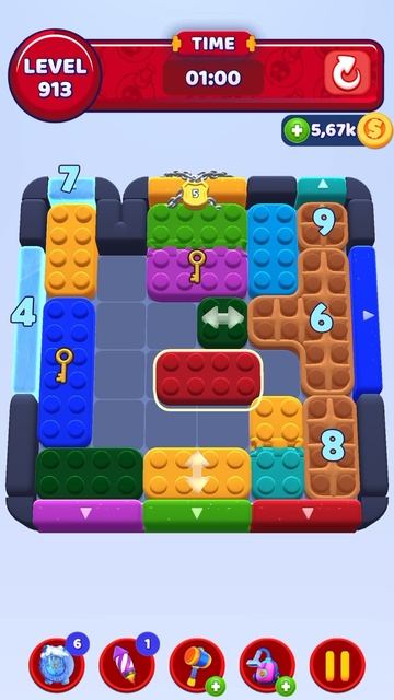 Color Block Jam 913 Уровень смотреть онлайн