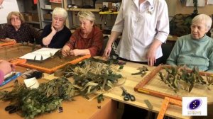 мастер-класс "Плетение маскировочного нашлемника"