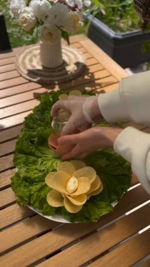 красивая подача на стол