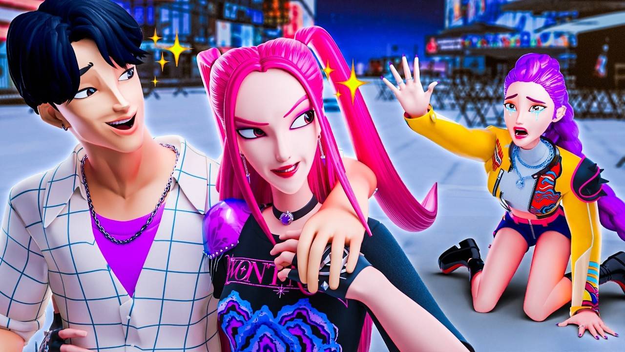 РУМИ ВЛЮБИЛАСЬ В ДЖИНУ! KPop Demon Hunters анимации смотреть онлайн