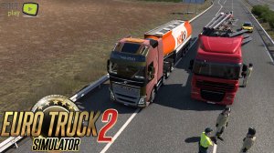 Euro Truck Sim 2 | Перевозка Бензина (21т) | Logitech G29