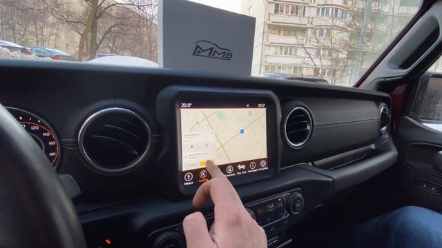 Jeep Wrangler MMB Android Box. Установка YouTube и онлайн-тв без вмештельства в электронику системы. смотреть онлайн