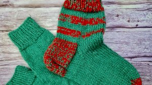 Простой носок🧦 с квадратной пяткой🧶