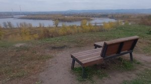 Осень.На берегу Енисея.Вечерний Красноярск