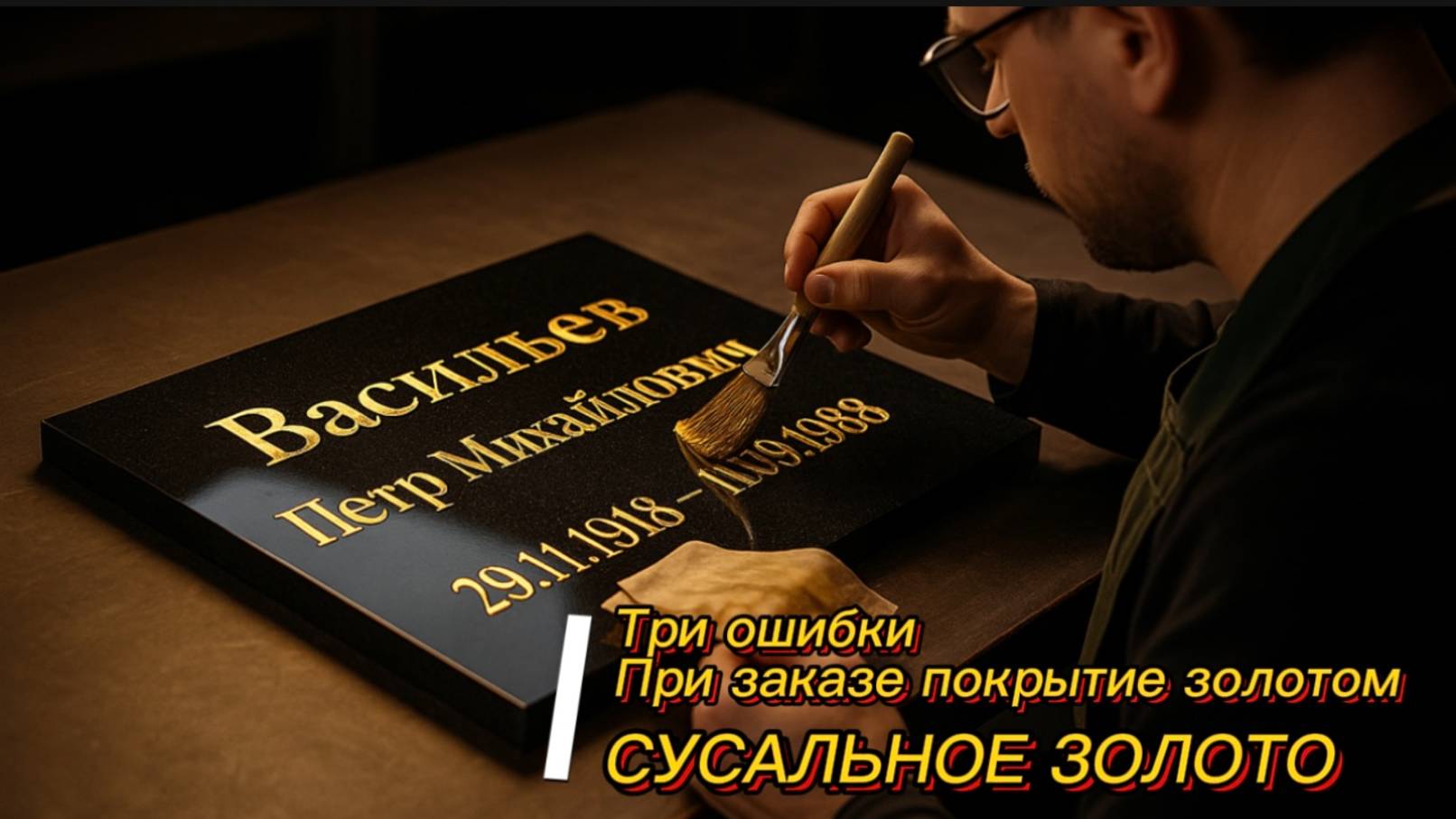 Внимание! Эти ошибки при нанесении сусального золота испортят результат. смотреть онлайн