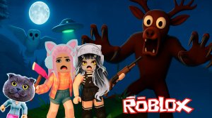 99 НОЧЕЙ В ЛЕСУ Вместе с @DogGamer1⁩ и Инопланетянами в ROBLOX | 99 Nights in the Forest в Роблокс