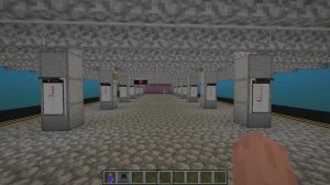 обзор станций юго-западная в моё метро в майнккрафте