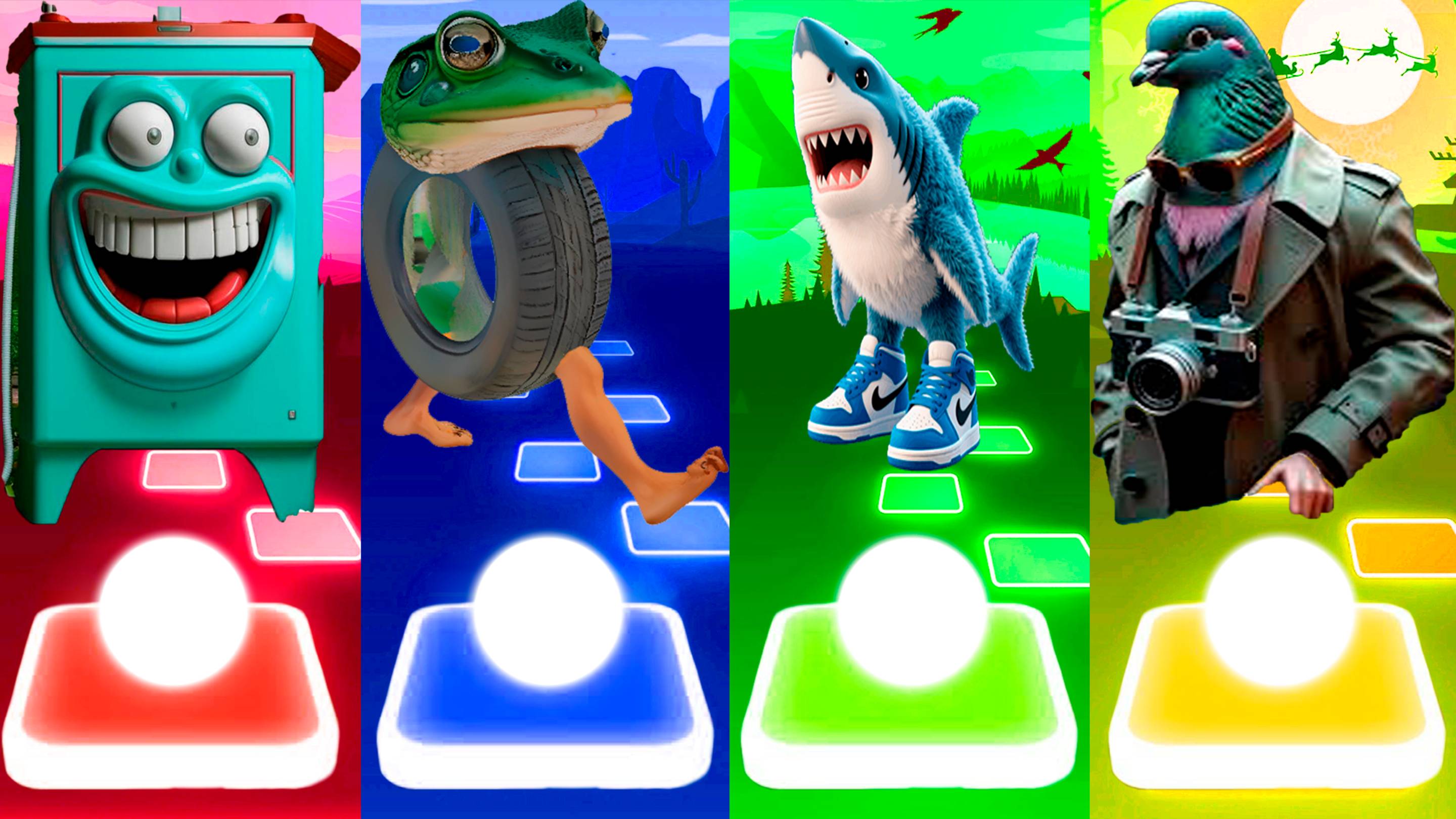 БОМ БОМ БОМ ГАЗУН 🆚 БОНЕКА АМБАЛАБУ 🆚 ТРАЛАЛЕРО ТРАЛАЛА 🆚 ШПИОНИРО ГОЛУБИРО | Tiles №233 смотреть онлайн