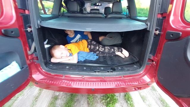 дети в багажнике ларгуса 2025.08.05