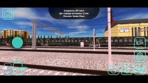 Парад поездов РЖД в игре "Sky rail "  часть 1