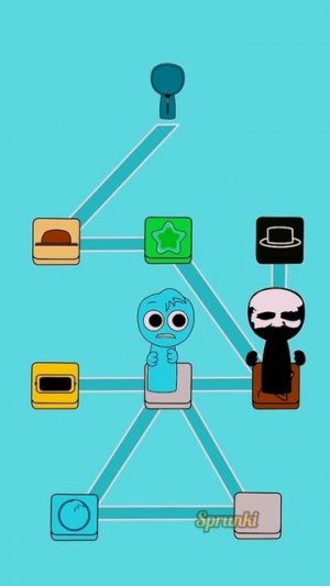 Chose the right path to Help Zip #sprunki #incrediboxsprunki