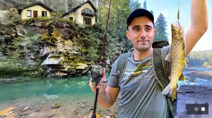 Рыбалка на форель в горном озере! Рум Тур у себя в Карпатах