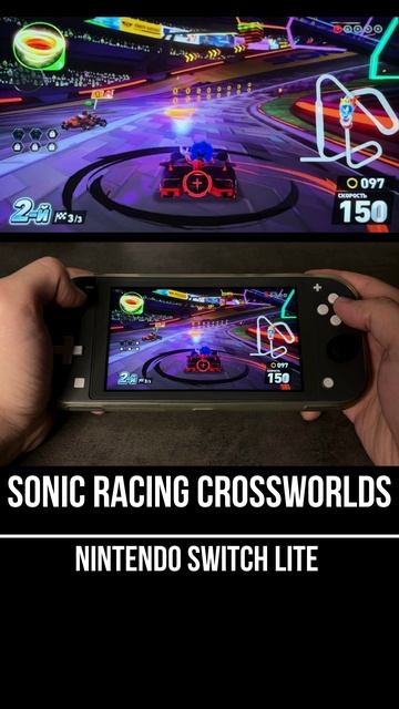 Sonic Racing CrossWorlds Nintendo Switch Lite Gameplay смотреть онлайн