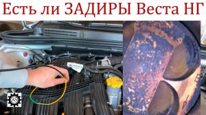 Есть ли ЗАДИРЫ на новой Весте НГ? Смотрим эндоскопом Launch VSP-600!
