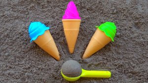 Учим Названия Цветов | Мороженое и  Игрушки Сюрпризы | Детские  Песенки  | Мультик для Малышей