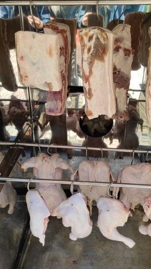 Можно ли одновременно коптить мясо и рыбу