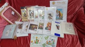 МАСШТАБНЫЕ ПОКУПКИ/ МНОГО НАБОРОВ/ СТАРТ/ ПОЧТИ ФИНИШ/ ВЫШИВАЛЬНЫЕ ПРОДВИЖЕНИЯ