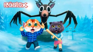 ЗИМА в 99 НОЧЕЙ с @kotPersey в ЛЕСУ в РОБЛОКС | ROBLOX