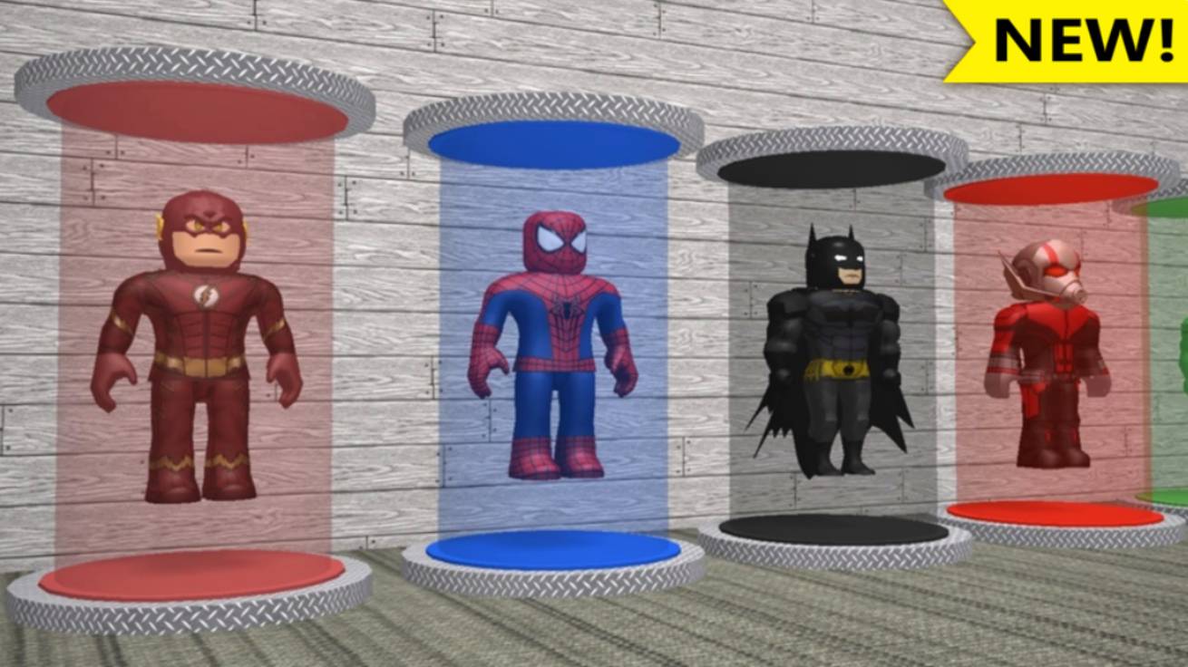 Прокачай своего героя и сразись с другими героями линейки МАРВЕЛ!!! Roblox KONZAMIN