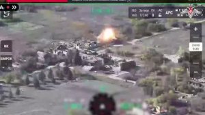 Боевая работа операторов БПЛА в зоне СВО