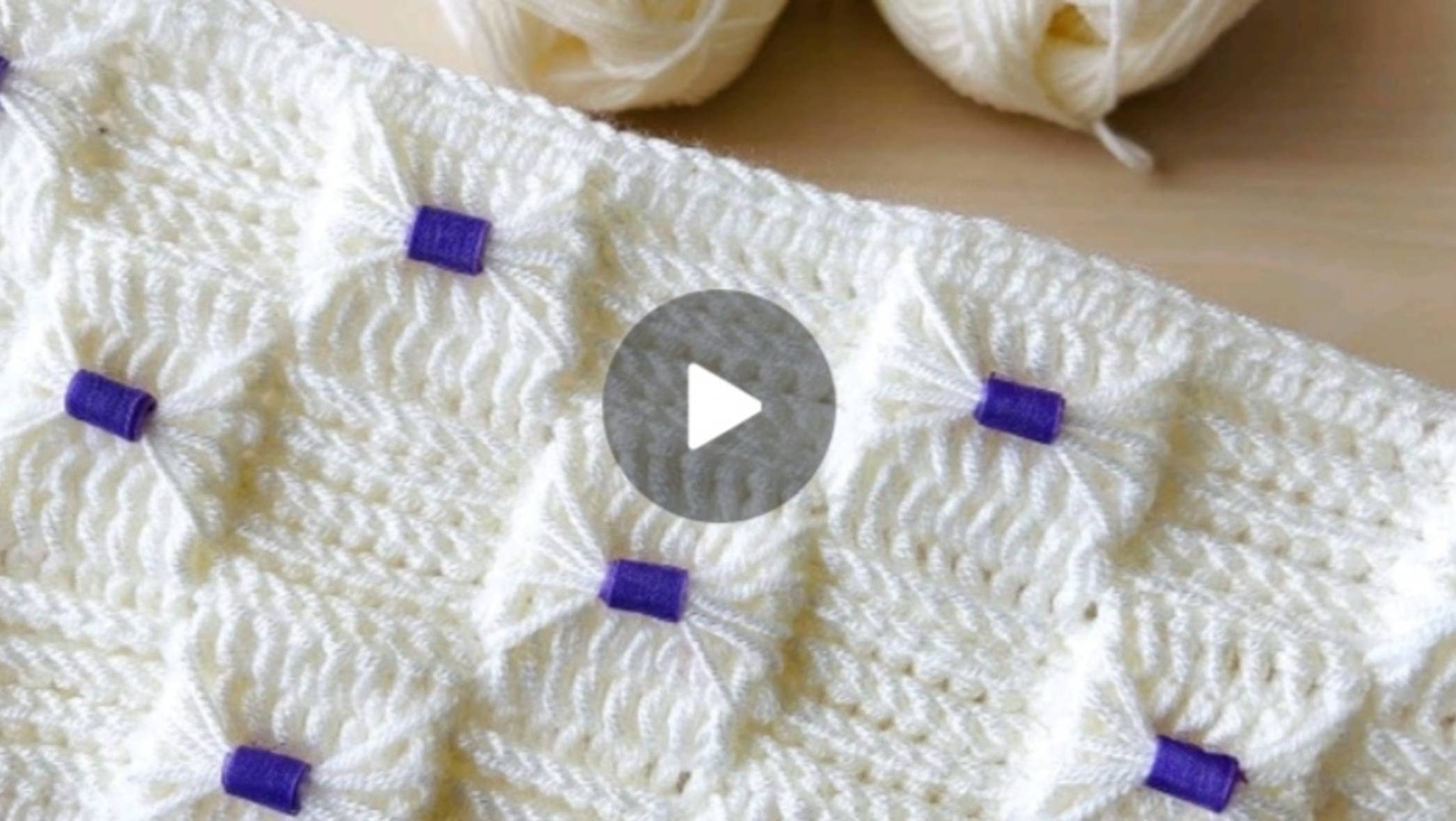 Узор крючком 🙂 #всевжизнисвязано #вязаниекрючком смотреть онлайн